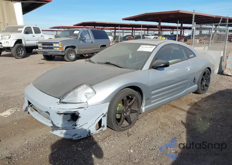 2000 Mitsubishi Eclipse Gt из США, поврежденный, VIN 4A3AC54L2YE074223